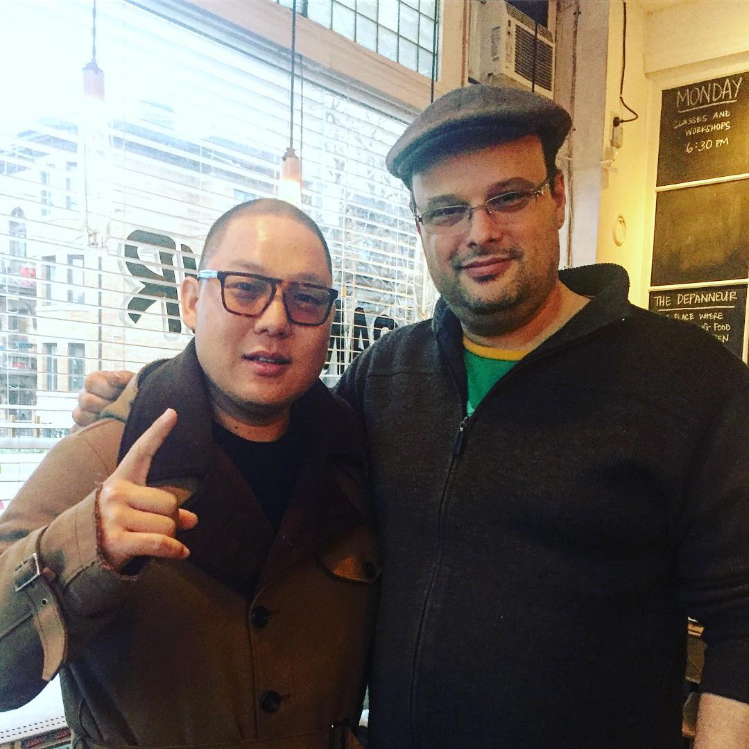 Never know who's gonna pop by The Dep. @mreddiehuang seems like pretty solid guy. Thanks from everyone at @newcomerkitchen
